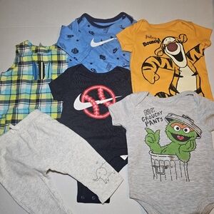 Baby Boy Clothes Lot 6 Mos 6 9 Mos Nike Carter's Disney Tigger Seasme Street